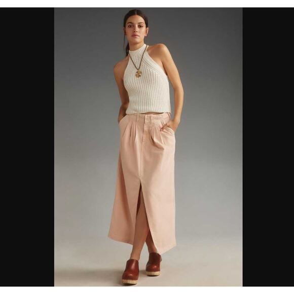 Pilcro by Anthropologie Pleated Trouser Skirt - Picture 2 of 15